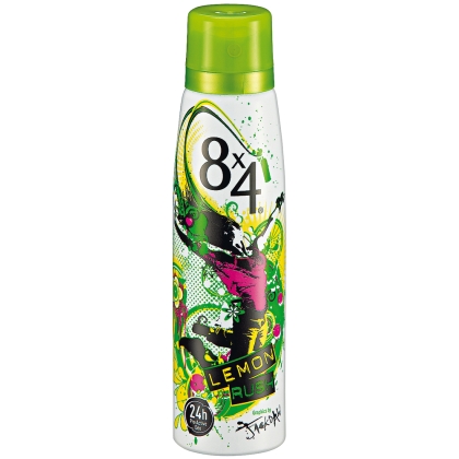 8x4 Deospray Lemon Rush 150 ml voordelig online kopen