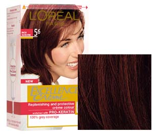 L'Oreal Excellence Haarverf 5.6 roodbruin