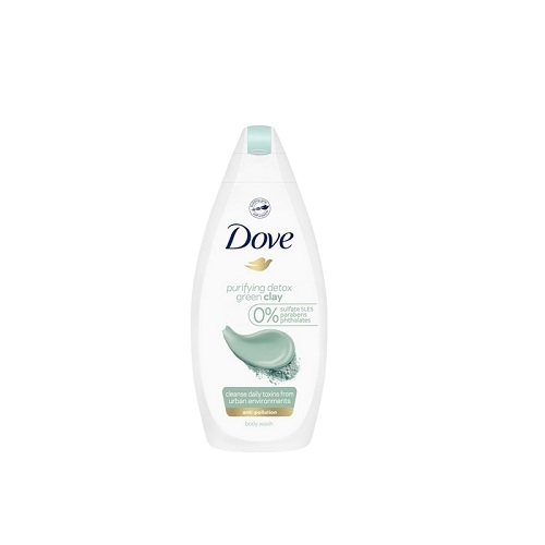 Dove Purifying Detox Green Clay Body Wash 500ml voordelig online kopen