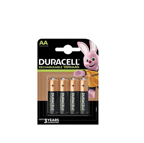 Oplaadbare batterij Duracell Ultra 4x AAA mini penlite