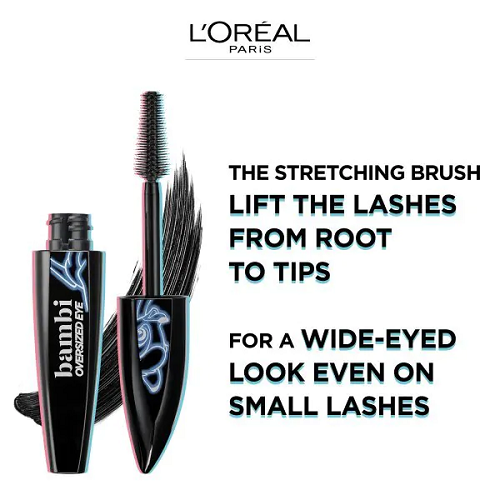 LOreal Bambi Oversized Eye Mascara Zwart