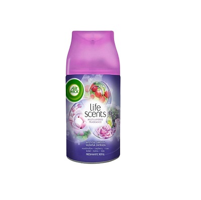 Air Wick geurolieflacon navulling zomerplezier – Life Scents – geur van verse bloemen, meloen & vanille – set van 6 geurolie