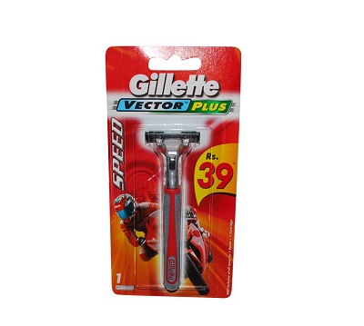 Gillette plus houder plus een mesje