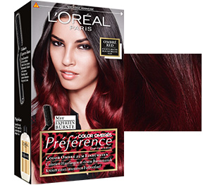 leren eb stok LOreal preference haarkleuring Ombre Color Red | LO3850