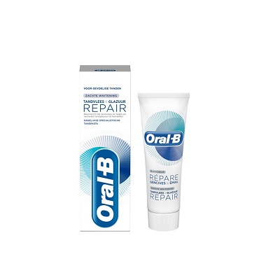 weigeren vacht keten Oral-B Tandvlees & Glazuur Repair Zachte Whitening Tandpasta 75ml.